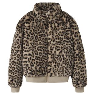 Veste en fausse fourrure Léopard Fille NAME IT Mila vue 0