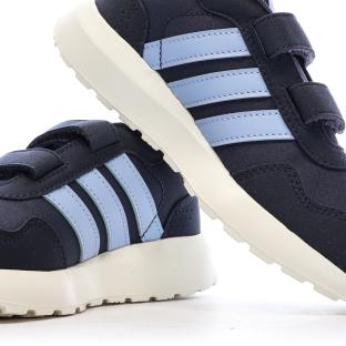 Baskets Marines/Bleu Garçon Adidas Run 60s vue 7