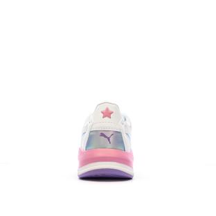 Baskets Rose/Blanc Femme Puma Bouncy vue 3