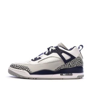 Baskets Blanc/Marine Homme Nike Jordan Spizike Low pas cher