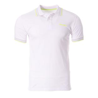 Polo Blanc/Gris Homme Teddy Smith Pasian pas cher