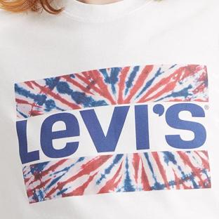 T-shirt Blanc Homme Levi's vue 3