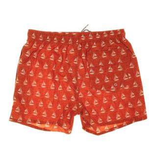 Short de bain Imprimée Orange Homme Sun project 3056 vue 2