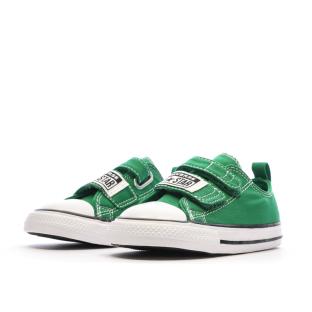 Baskets Vertes Garçon Converse All Star Sketch vue 6