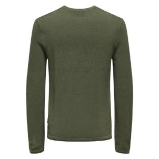Pull Kaki Homme Only & Sons Felix vue 2