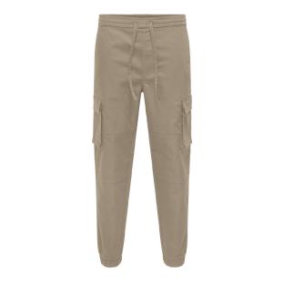 Pantalon Cargo Beige Homme Only & Sons Regular 5750 pas cher