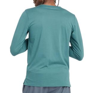 T-shirt Manches Longues Bleu Homme New Balance Lightweight vue 2