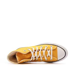 Baskets Jaune Femme Converse All Star Lift Platform vue 4