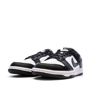 Baskets Noir/Blanc Mixte Nike Dunk Low Panda vue 6
