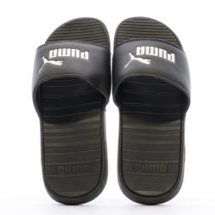 Claquettes Noir Homme Puma Cool Cat vue 3
