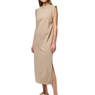 Robe Beige Femme Pieces Summer pas cher