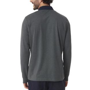 Polo Manches Longues Grises Homme TBS PEKANPOL vue 2