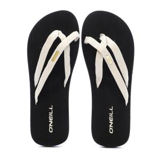 Tongs Noires/Beige O'Neill Femme Ditsy Strap vue 0