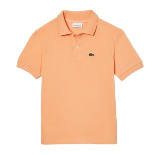 Polo Orange Clair Garçon Lacoste PJ2909 pas cher