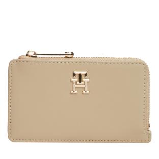 Porte Cartes Beige Femme Tommy Hilfiger Gifting Slim Wallet pas cher