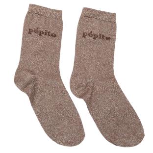 Chaussette Marron Femme Twinday Pépite vue 0