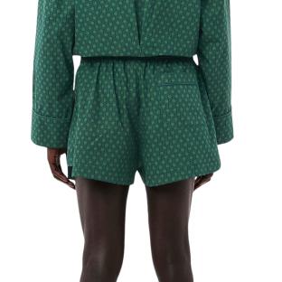 Short Vert Homme Lacoste Runway Print Popelin vue 0