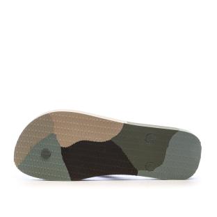 Tongs Verte/Beige Homme Havaianas Slim 1740 vue 0