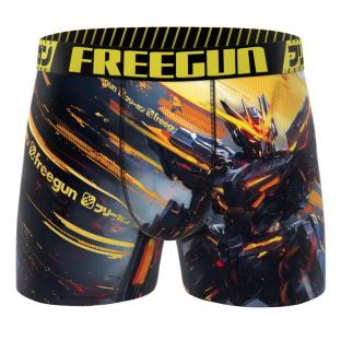Boxers negros/amarillos para hombre Freegun Robot ver 0