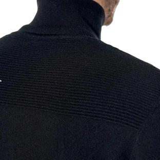 Pull Col Roulé Noir Homme Kaporal Arianh vue 3