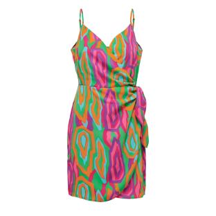 Robe Multicolore Femme Only Lalma Life vue 0