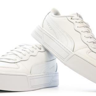 Baskets Blanches Femme Puma Skye vue 7
