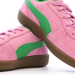 Baskets Rose/Vert Fille Puma Palermo Special PS vue 6