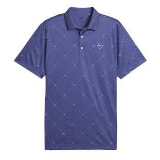 Polo Bleu Homme Puma Pure 2.0 Argyle vue 0