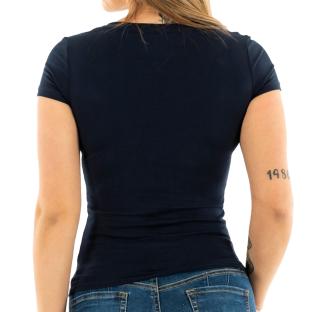 T-shirt Marine Femme Tommy Hilfiger Aruba vue 2