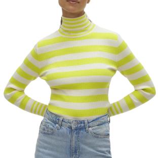 Pull Vert/Ecru Femme Vero Moda Maxine vue 0