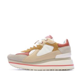 Baskets Blanche/Rose Femme Replay Lucille Penny pas cher