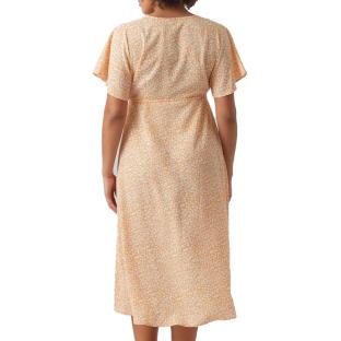 Robe de Grossesse Orange Femme Vero Moda Maternity 20019203 vue 2