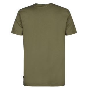 T-Shirt Kaki/Orange Homme Petrol Industries Classics vue 0