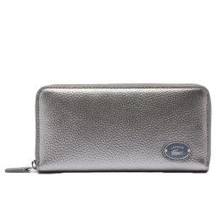 Portefeuille Argenté Femme Lacoste NF3937GZ pas cher