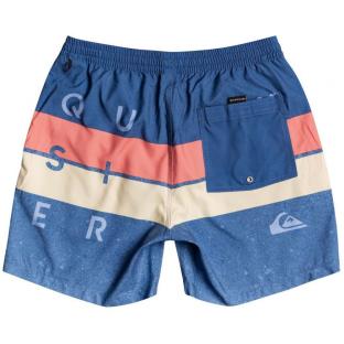 Short de bain Bleu Garçon Quiksilver Word Block 15 vue 2