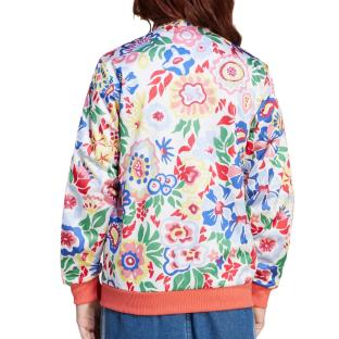 Veste Imprimé Rouge/Blanc Femme Adidas Firebird vue 0