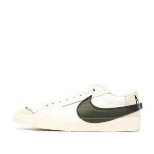 Baskets Blanches/Noir Mixte Nike Blazer Low 77 Jumbo vue 0