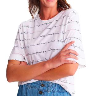 T-shirt Blanc Femme TBS Maelyte pas cher