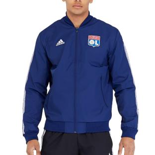 Olympique Lyonnais Veste Marine Homme Adidas 19/20 pas cher