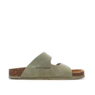 Sandales Kaki Femme Chattawak Orphée vue 2