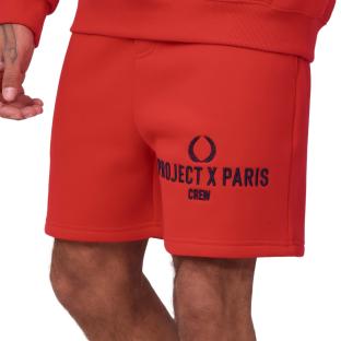 Short Rouge Homme Project X Paris Crew pas cher