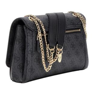 Sac à Bandoulière Noir/Doré Femme Guess Noelle vue 0