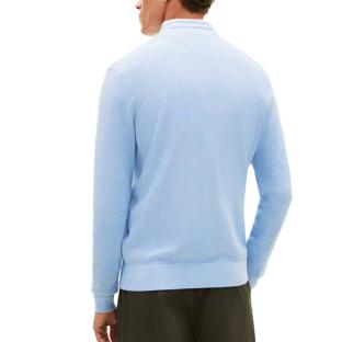 Pull Bleu pastel Homme Tommy Hilfiger Structure vue 0