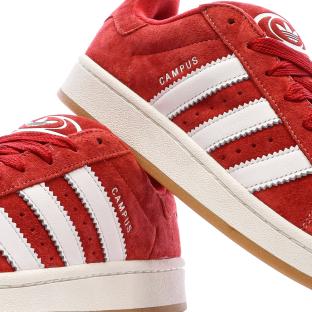 Campus Baskets Rouge Clair Homme Adidas vue 7