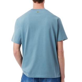 T-shirt Bleu Homme Lacoste TH0284 vue 0
