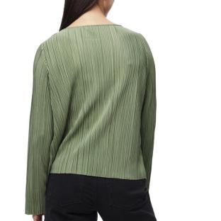 Top Vert Femme Pieces Ammi vue 2