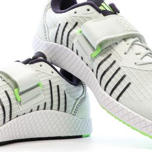 Chaussures d'haltérophilie Verte Pale Homme Adidas The Total vue 7