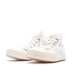 Baskets Blanches Femme Converse Chuck 70 A10304C vue 6