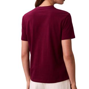 T-Shirt Bordeaux Femme Calvin Klein Jeans LV047E804G vue 2