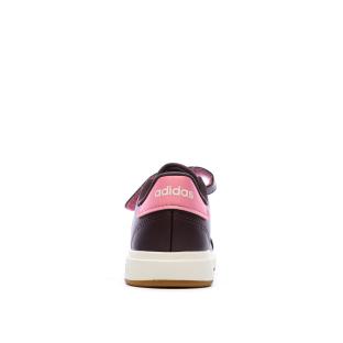 Baskets Prunes/Roses Fille Adidas Grand Court 2.0 vue 3